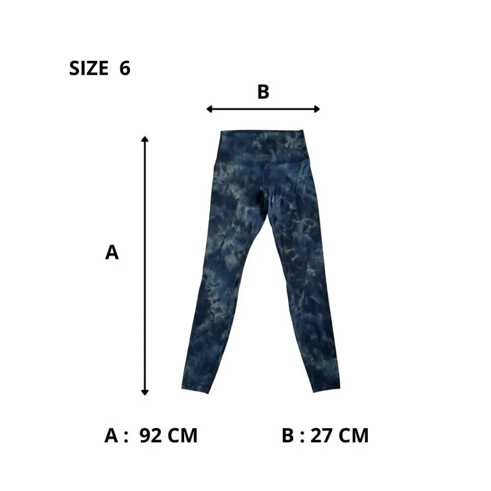 lululemon Align High-Rise Pant - Diamond Dye Graphite Grey, Size 6